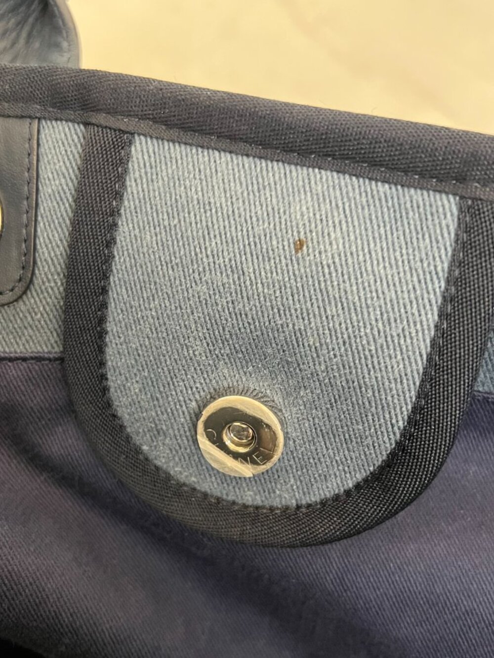 Chanel Blue Sequins canvas tote  Deauville large size - Picture 17 of 17